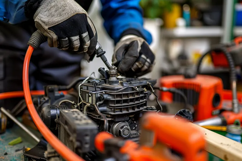 Diagnostico y Reparacion de Fugas de Combustible en Desbrozadoras