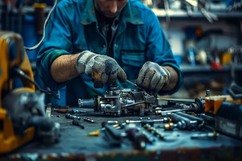 Reparacion y Mantenimiento de la Bomba de Combustible en Desbrozadoras